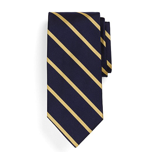 BB3 Repp Tie - Navy-Gold